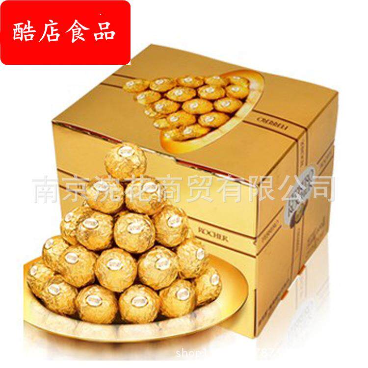 费列.罗 榛果威化喜糖巧克力t3 48粒/盒16条