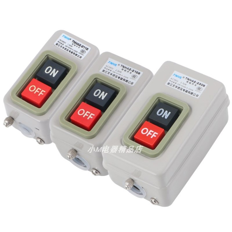 浙江天华 动力扣押开关 扣压按钮开关TNHA2-211B 216B 230 AC380V