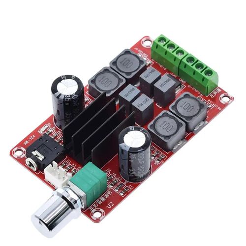 XH-M189 2*50W高端数字功放板DC24V TPA3116D2双声道立体声功放