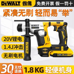 DeWalt得伟无刷充电式 锂电电锤DCH172重型冲击钻两用锤钻电动工具