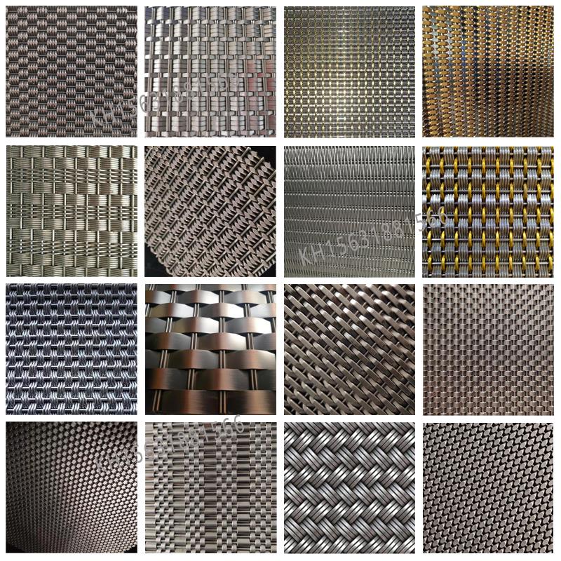 定做金属装饰网 编织金属网 垂帘酒店会所幕墙不锈钢隔断吊顶屏风