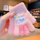 新款 保暖可爱小孩卡通小兔子女童全指加厚宝宝防寒 儿童手套秋冬季