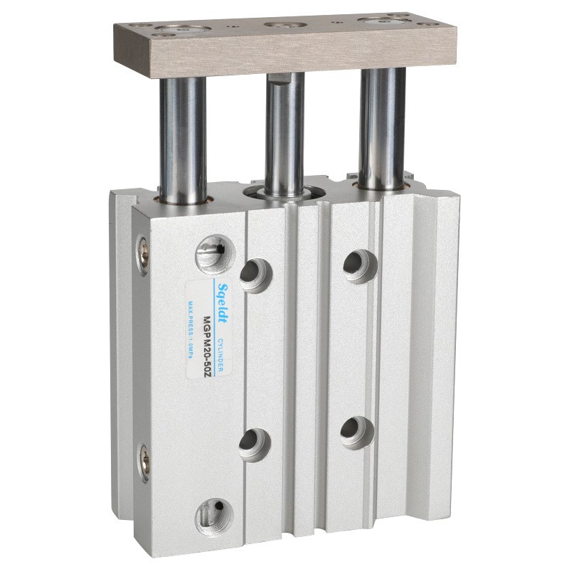 TCM三轴气缸MGPM/L12/16/20/25/32/63-10/30/40/50/75Z三杆带导杆