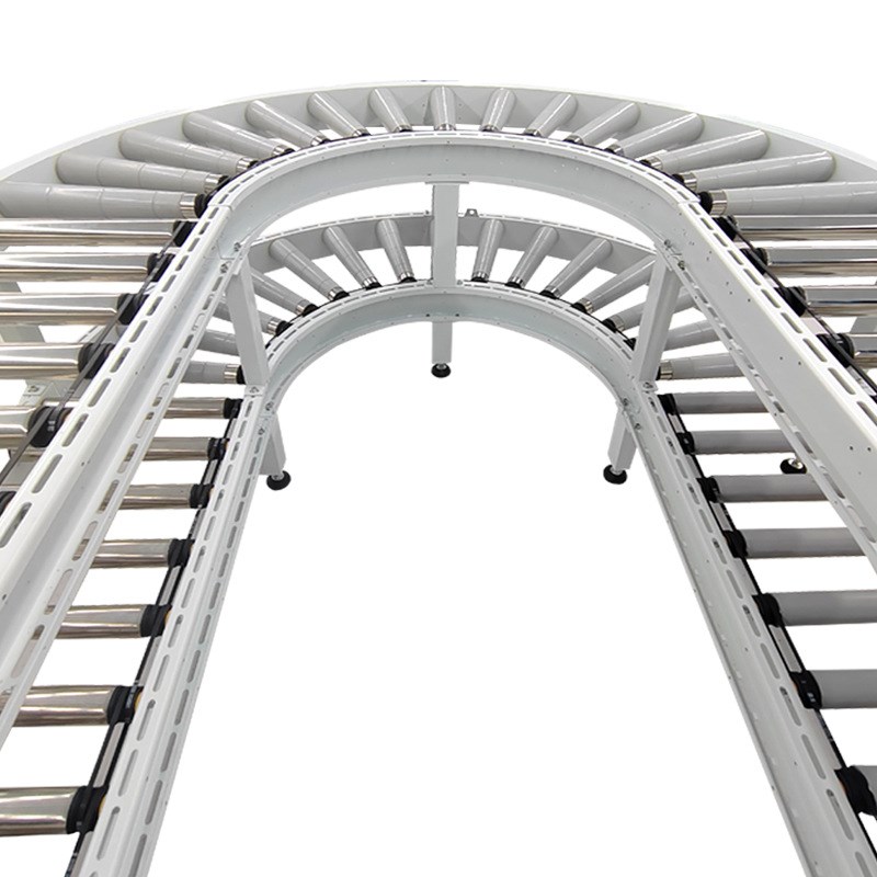 多楔带滚筒线电动同步带滚筒输送机动力滚筒线物流流水线传送带