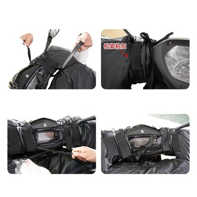 踏板电动摩托车挡风被冬季加绒加厚加大双面防水2025新款大号