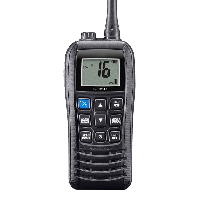 IC-M25对讲机M23海事船用甚高频M36漂浮VHF适用艾可慕M37船舶M24