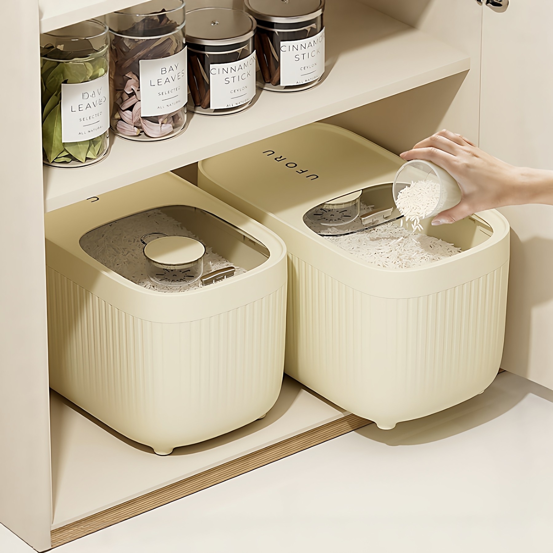 米桶防虫防潮家用食品级密封30斤装米箱米缸面粉储存罐大米收纳盒,厨房/烹饪用具,米桶/米缸,淘宝优惠券,粉丝福利购,淘宝优惠卷