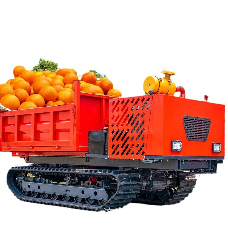 爬山虎翻斗车四驱山路水田履带爬山虎运输车小型载重王