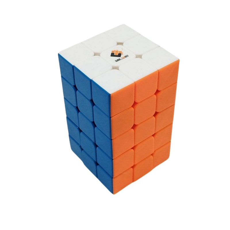 梯色 伪三三四魔方 伪335魔方三阶不等阶变形魔方Camouflage Cube