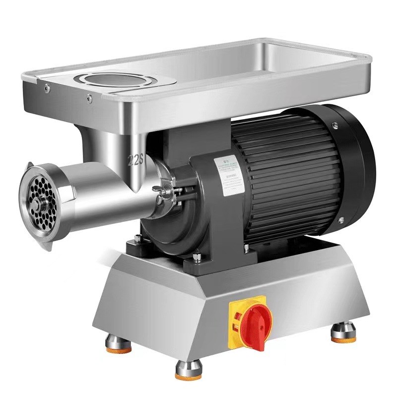 台式多功能电动绞肉机商用大功率搅肉不锈钢饺馅机打肉泥碎菜灌肠