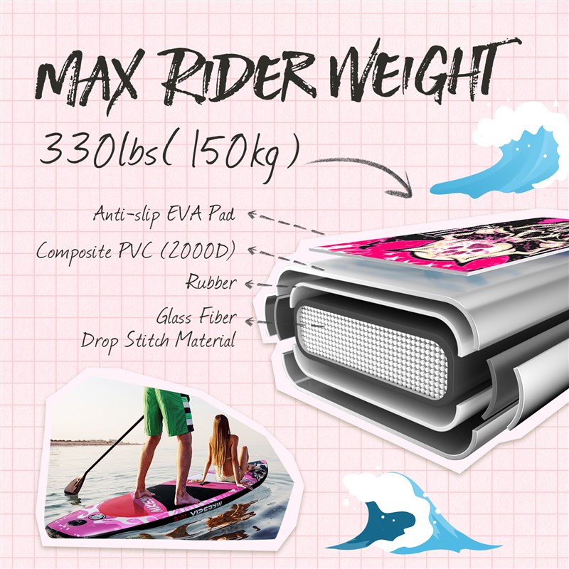 户外充气式桨板新款充气冲浪板paddle board热销站立式浆板