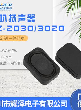 3020/2030腔体喇叭 4欧3W 8欧2WBOX大功率蓝牙音响智能家居扬声器