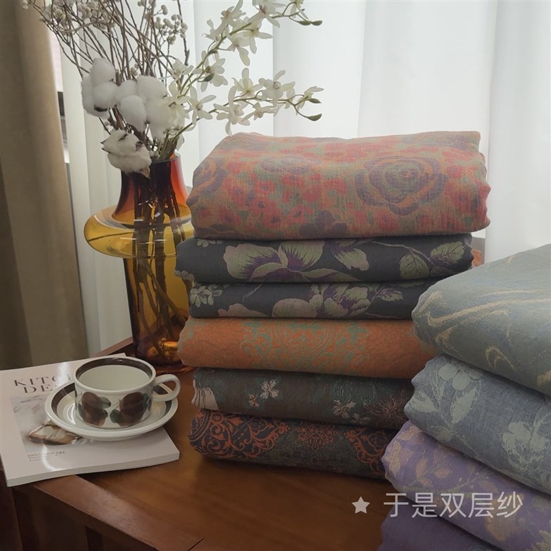 【精品双层纱床单】全棉色织提花 精梳棉纱柔软亲T肤保暖透气吸汗