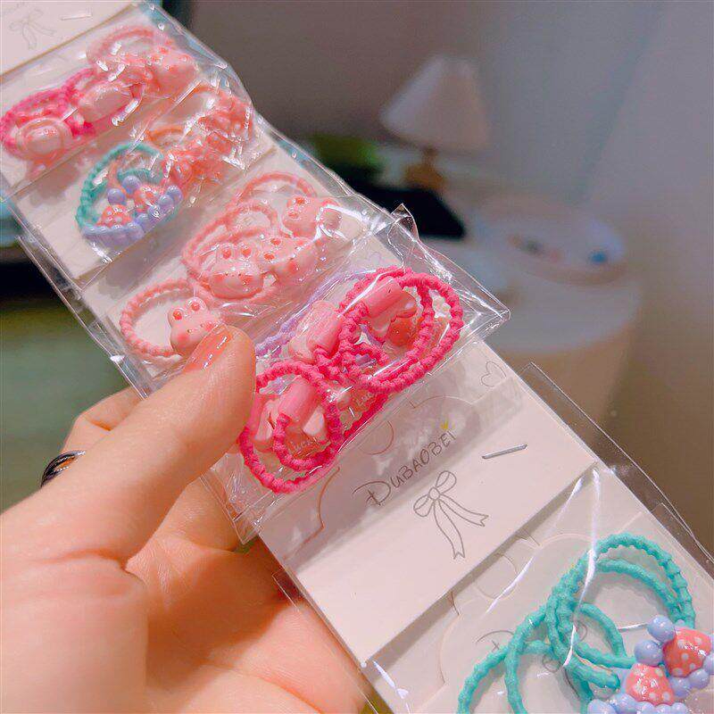 装个可儿爱女孩拇指小发圈卡通韩版童饰gxMWZaqG发绳发不伤发小宝