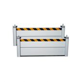 甄选浙江铝合金防汛挡水板地下车库地铁站口组合式 阻 防汛板移动式