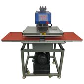 半自动热转印烫画机 液压下滑双工位烫画机 甄选DSMC 大山铭