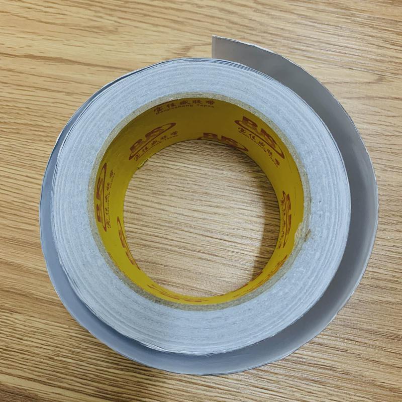 接口密封铝箔胶带加厚防水阻燃耐高温银色排风管镀铝膜胶锡纸新款