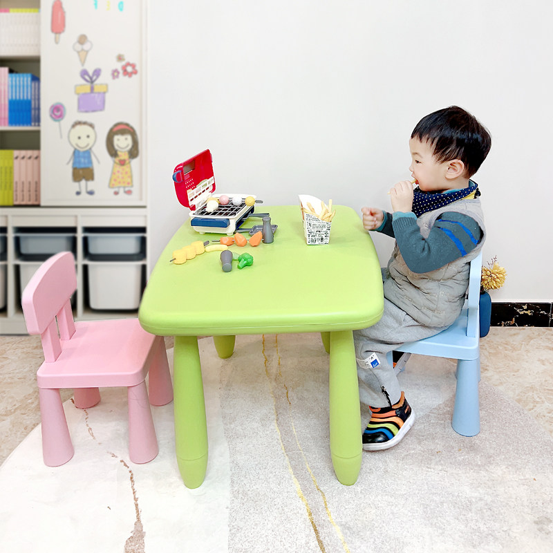幼儿园培训机构儿童桌椅小孩宝宝学习桌椅套装玩具塑料小学生桌椅