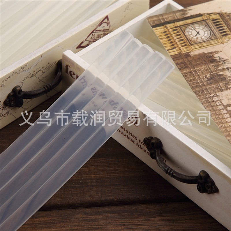 27cmAA级粘透明热熔胶棒胶条DIY手工材料包装礼品装饰配件
