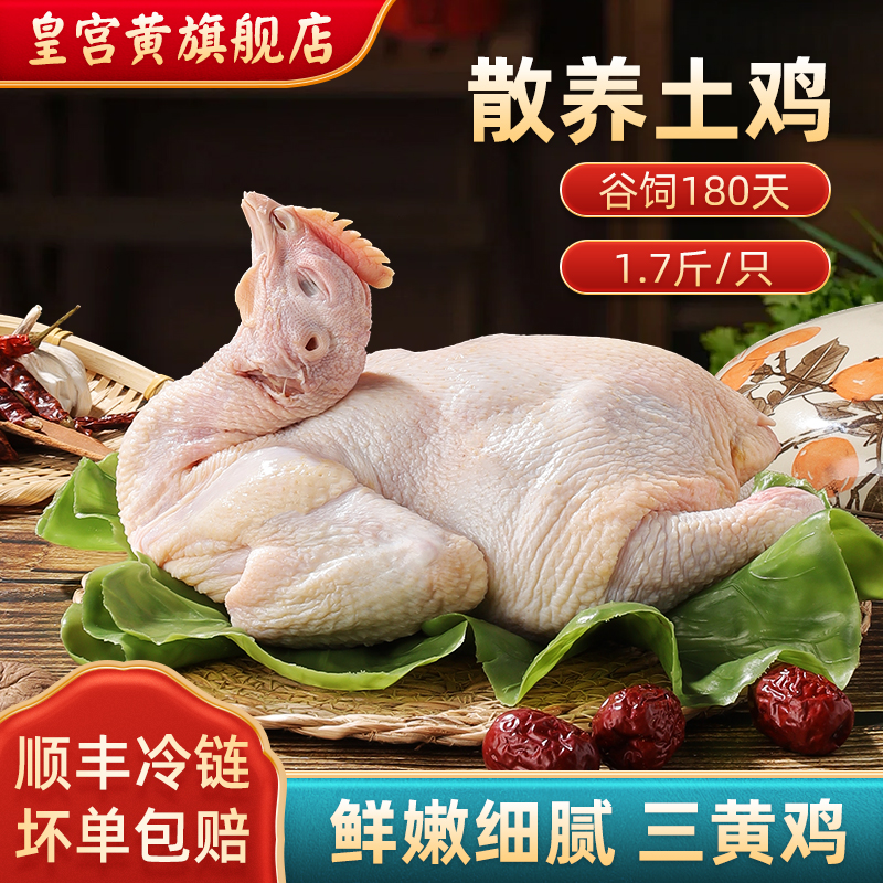 皇宫黄农家散养土鸡三黄鸡