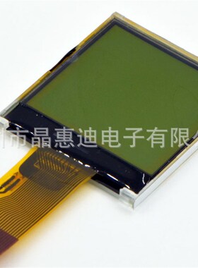 LCD点阵 128128液晶屏 1.4寸显示屏 COG模块 串口屏 STN 正显