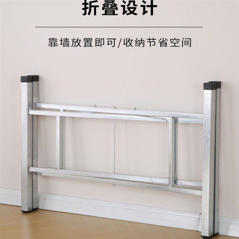 简易大圆桌架可折叠桌腿支架桌脚餐桌架子折叠桌腿桌架加厚桌脚架