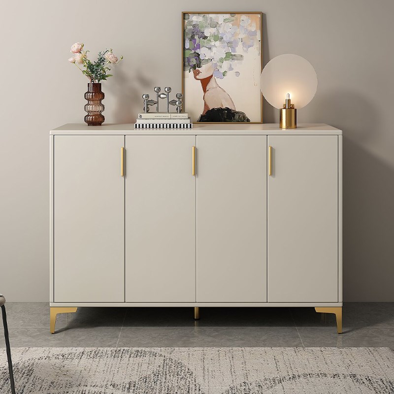 奶油风鞋柜家用门口楼道外玄关柜一体新款爆款组装收纳置物柜鞋架