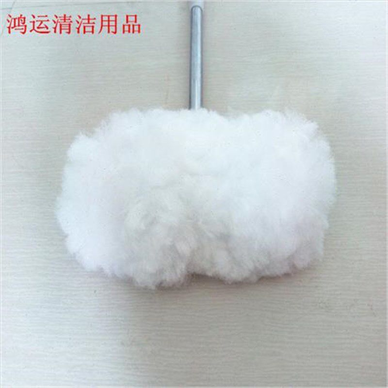 新款洗车店洗车刷子长柄不锈钢伸缩杆牛奶丝软毛洗车拖把清洁用品