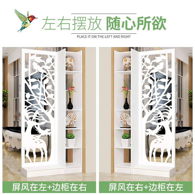 镂空雕花屏风隔断客厅装饰简约现代小户型卧室装饰网红玄关门厅柜