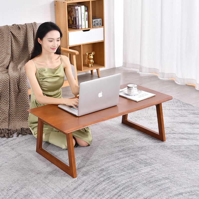 飘窗小桌子实木炕几卧室家用可折叠小茶几日式榻榻米茶桌坐地矮桌