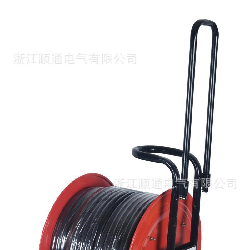 移动拖线盘移动电缆盘3*2.5+1 380V电缆盘托线盘家用卷线绕线盘