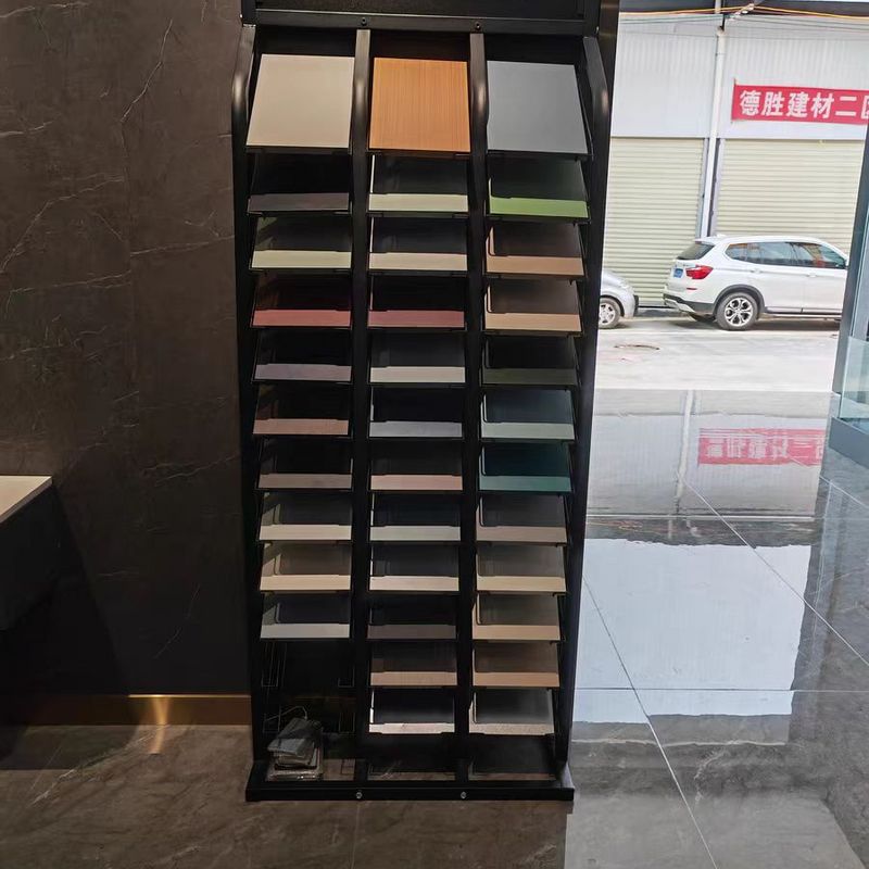 橱柜门板展示架涂料色板瓷砖展架全屋定制样板铝扣板玻璃石材展架