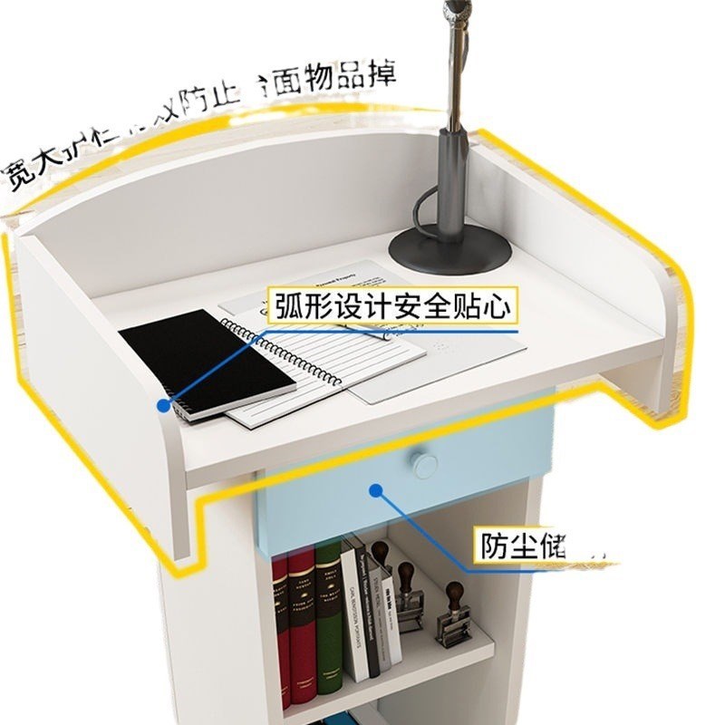【折扣店】讲台演讲台发言台简约现代讲台桌主持接待台咨客台会议