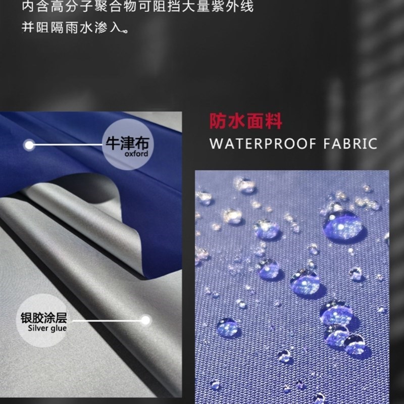 超大遮阳伞大码四方伞商用斜坡伞户外太阳伞摆摊折叠大雨伞抗暴雨