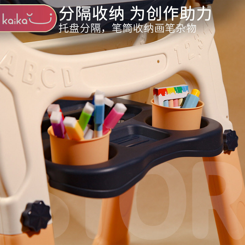学生儿童绘画板双面磁性写字无A尘黑板支架式小孩家用涂鸦可擦玩