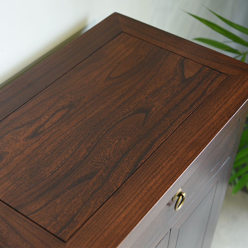 中式小玄关柜实木鞋柜老榆木门厅柜仿古墙角边柜古典转角小装饰柜