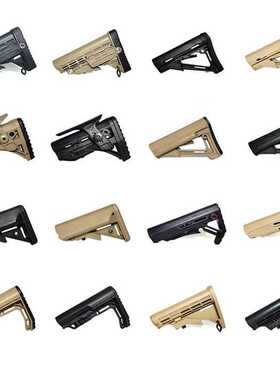 水软弹后托尼龙激趣hk416锦明m4配件ctr/fab/moe/mft/caa3托