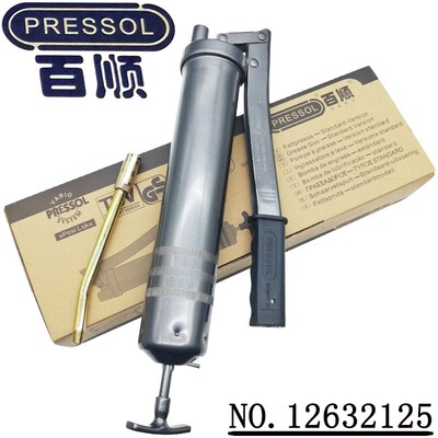 德国PRESSOL进口百顺黄油枪力索牛油枪500cc挖掘机润滑手动黄油机