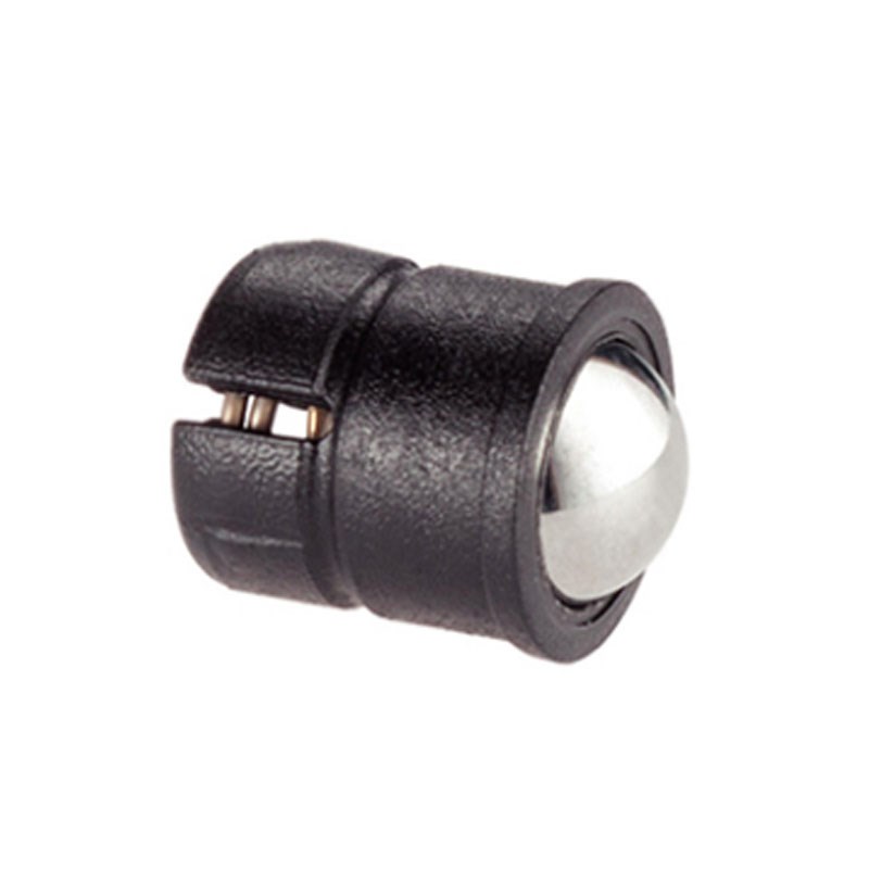 尾端开一字槽压入式球头柱塞GN614.5-4/5/6/8/10-KU-台阶定位玻珠