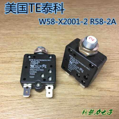 美国TE泰科热敏开关R58-2A W58-X2001-2 通W58-XB1A4A-2 设备开关