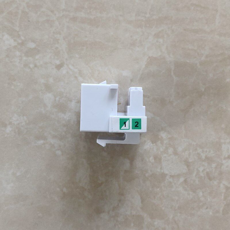 amp款4芯电话模块RJ11三类电话线模块四芯语音插座面板模块过测试