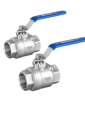 直销不锈钢球阀 2两片式2pc丝口内螺纹全通径球阀4分球阀DN8-DN50