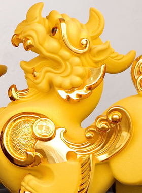 招财貔貅摆件聚财客厅家居摆设店铺收银台办公室装饰开业礼品