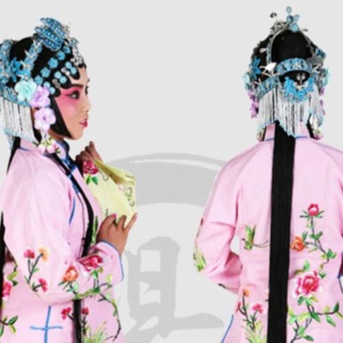戏曲服装小旦衣女戏装花旦古装戏服袄裙J裤丫鬟小衣包京剧戏剧用