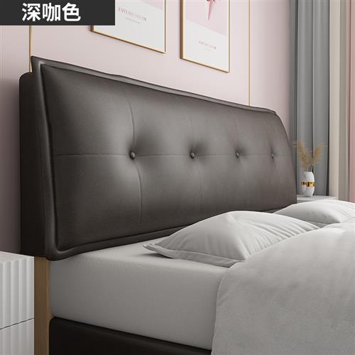 床头靠垫大靠背j简约床头套罩科技布软包可固定床上靠枕拆洗海