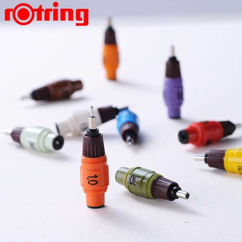 德国红环针管笔笔头可更换绘图针管笔尖针笔0.12345678针管笔头