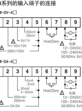 Autonics电流表MT4W继电器输出96x48mm直流数显表