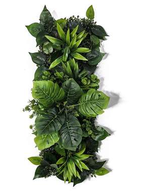 仿真植物草坪人造草坪壁挂植物墙草坪绿色家居装饰墙壁25*75CM