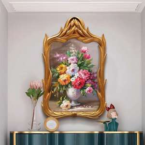 餐厅玄关挂画家居壁挂画花卉油画欧式画客厅画大芬村装饰画