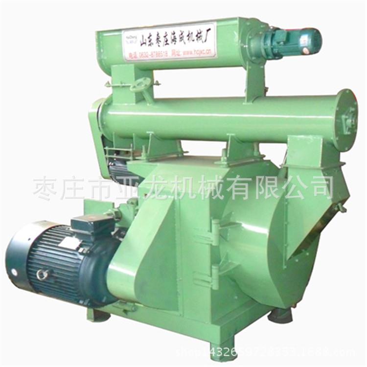大型秸秆饲料颗粒机图片商用锯末造粒机厂家环模颗粒机视频